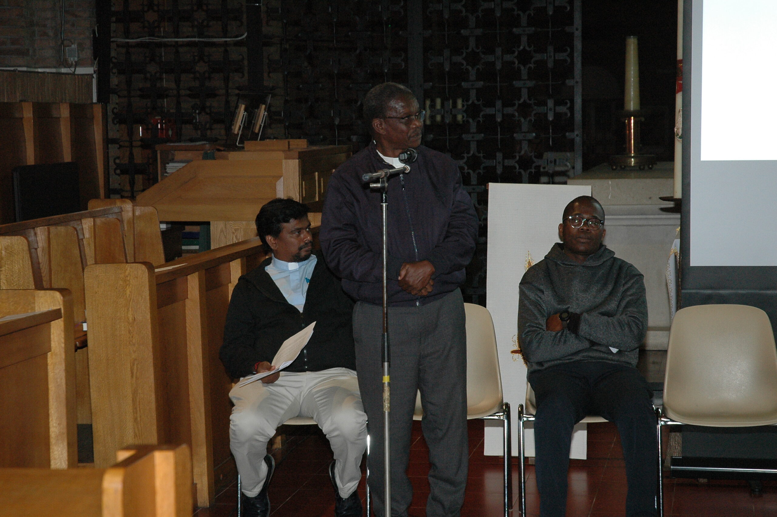 David Tulimelli en Santo Gaba en Natale Senge over Zuid-Soedan