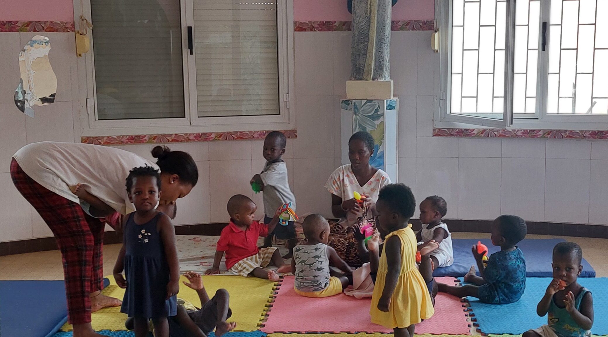 Een kindertehuis in Dakar